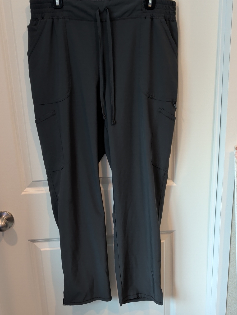 Gray Women’s Drawstring Scrub Pants